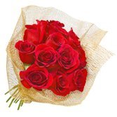 Buquê Fascínio de Rosas Colombianas Vermelhas